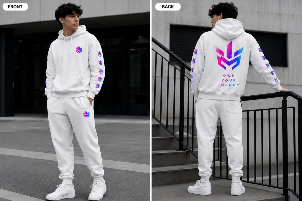 NEXORA 3D Streetwear Set – Hoodie & Pants