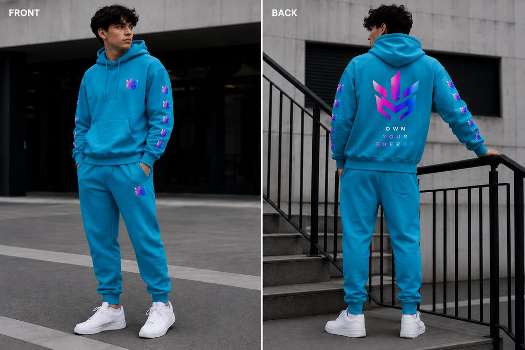 NEXORA 3D Streetwear Set – Hoodie & Pants