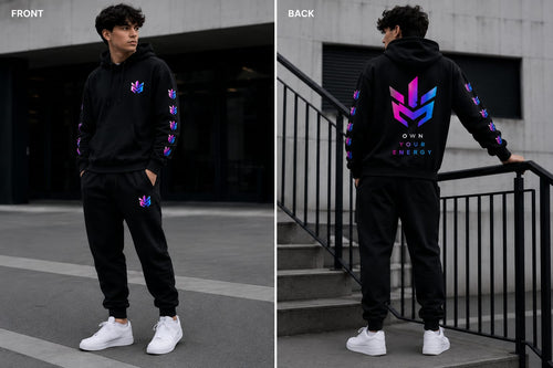 NEXORA 3D Streetwear Set – Hoodie & Pants